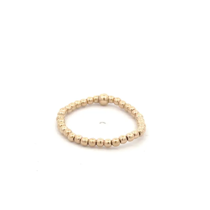 Ring thumb basic 2mm gold coloured
