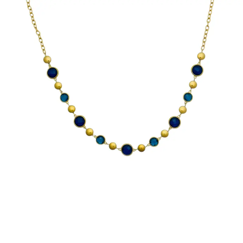 Routes ketting blauw