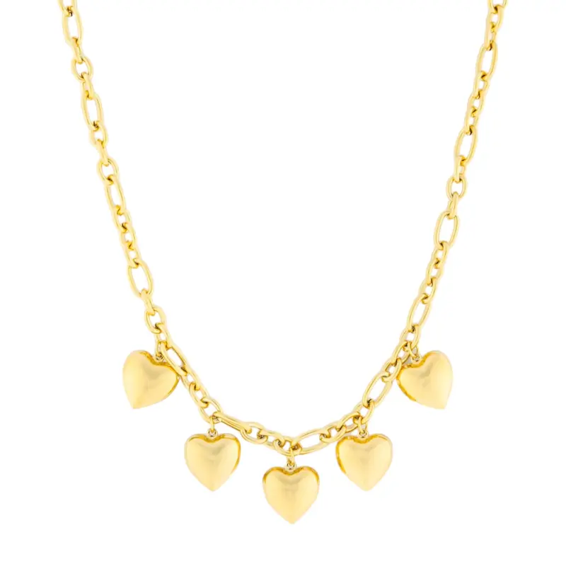 Roxy bedel ketting met hartjes