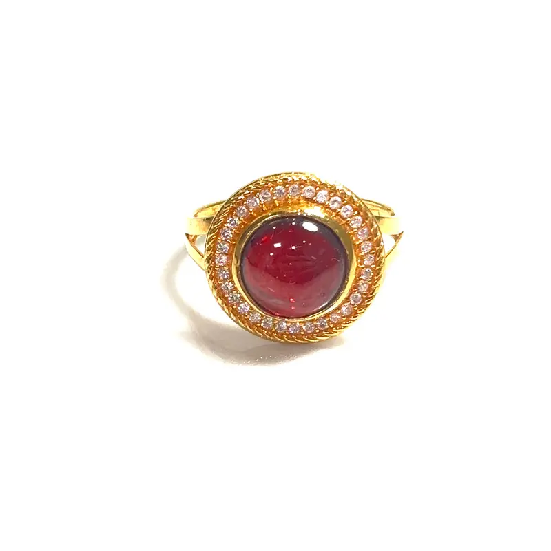 Ruby Twilight Ring - 22 carat gold
