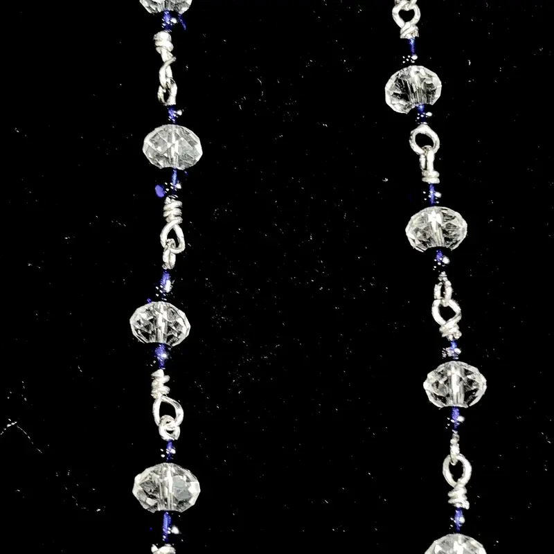 Sapphire Stream Chain - 51cm/6.6mm - Silver 925