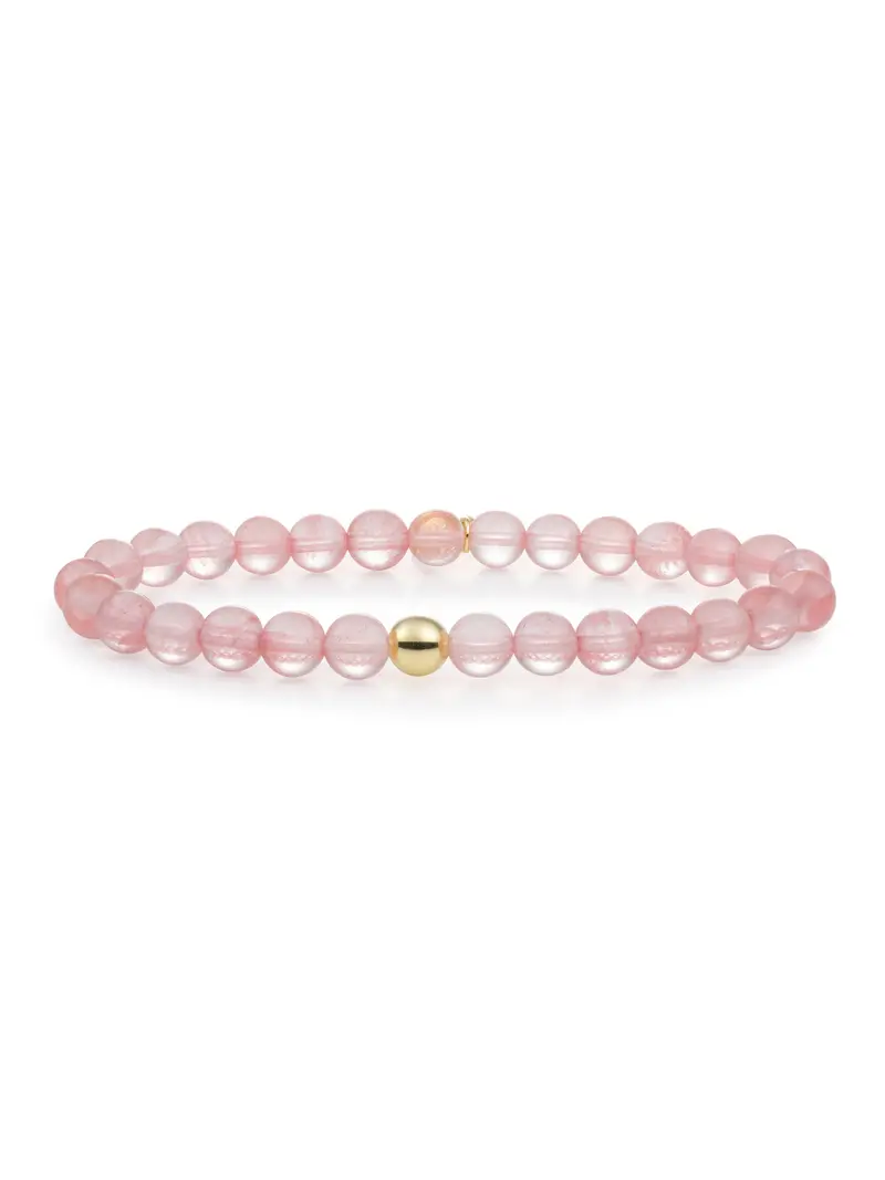 Saturn Armband Large Cherry Quartz