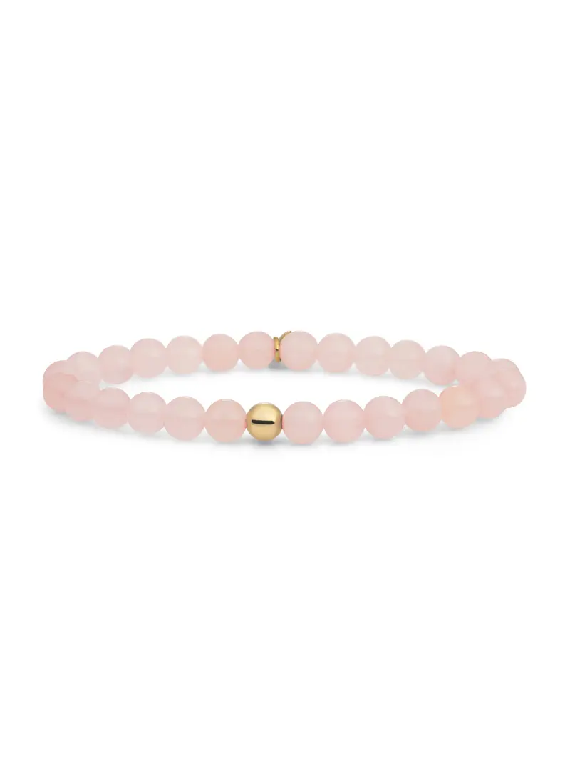 Saturn Armband Large Rose Quartz