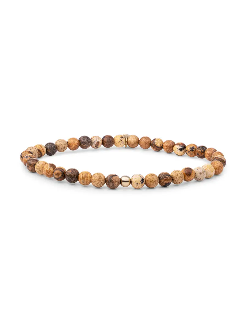 Saturn Armband Small Landscape Jasper