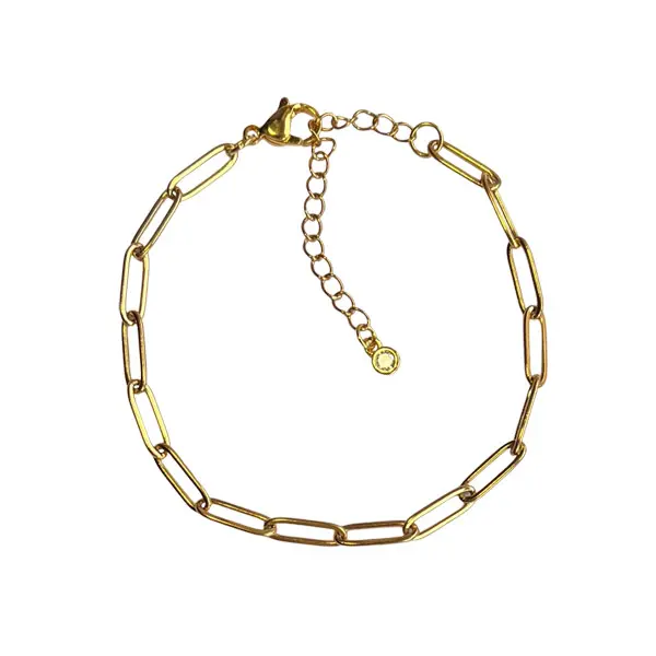 Schakel Armband goud fijn