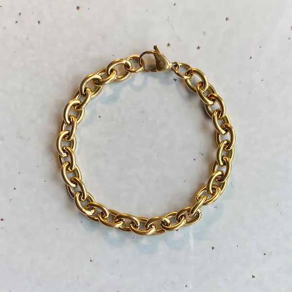 Schakel Armband goud