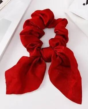 Scrunchie met strik - Div kleuren