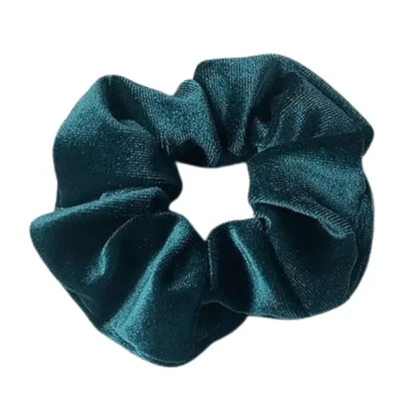 Scrunchie velours - Petrol