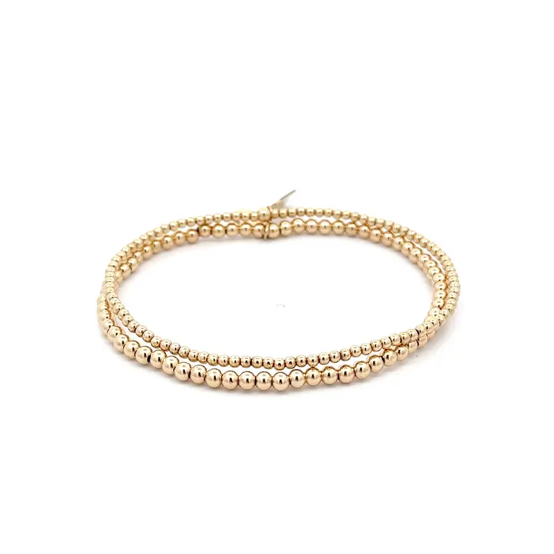 Set basic gold coloured 2mm / 3mm
