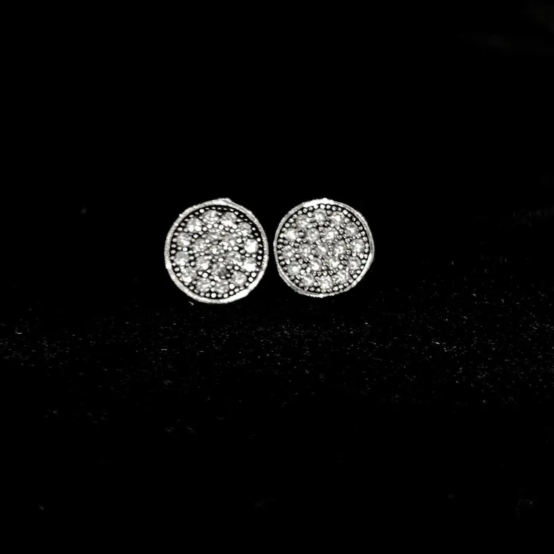 Silver Petal Studs Earrings - Silver 925