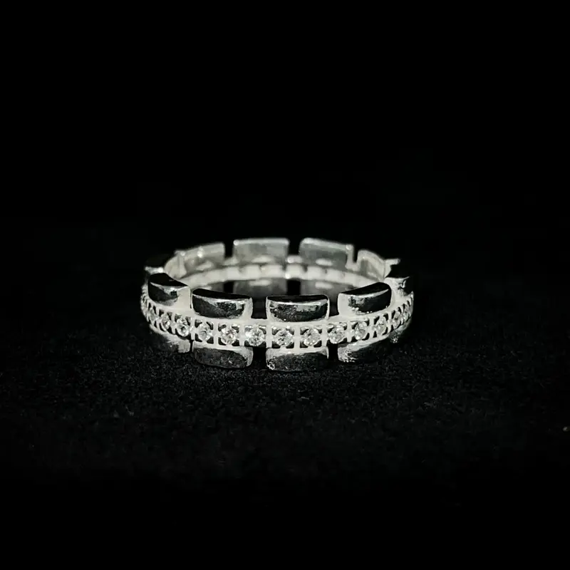Small President-Link Link Ring - Silver 925 - 272