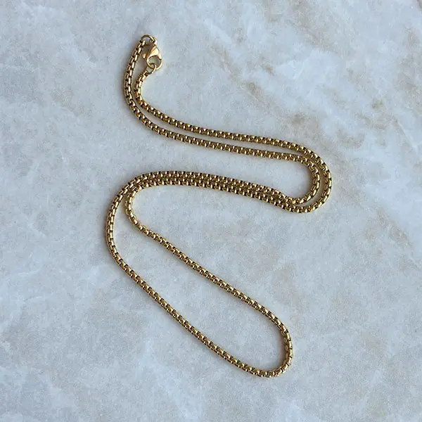 Snake ketting goud