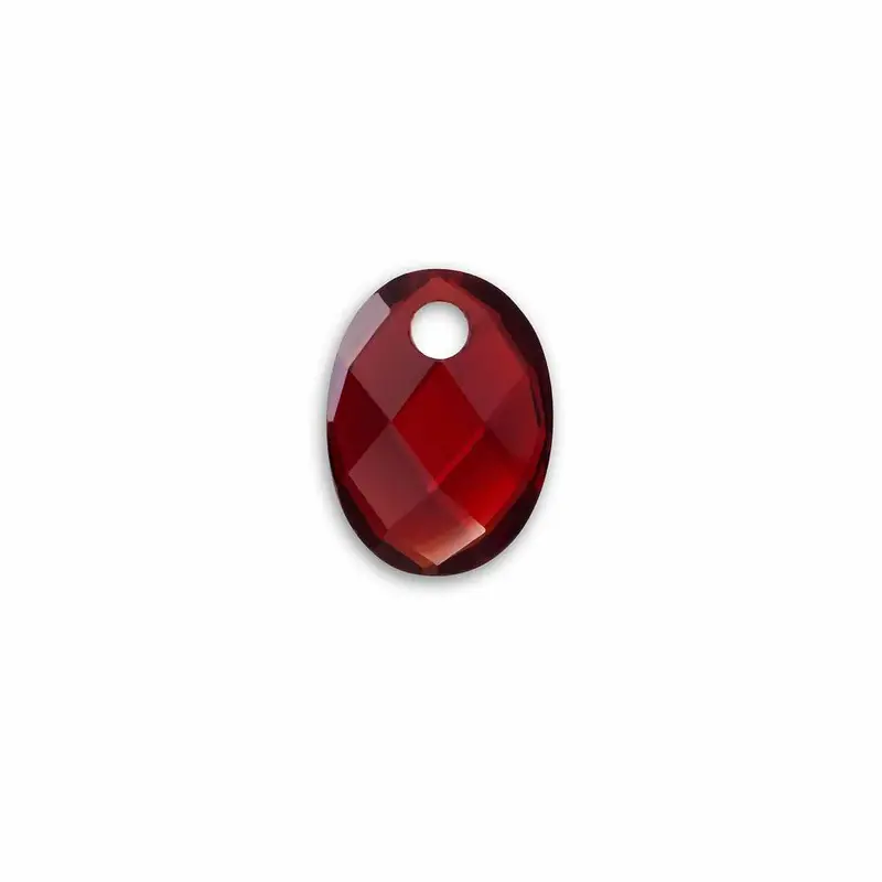 sparkling jewels pendant medium oval ruby quartz