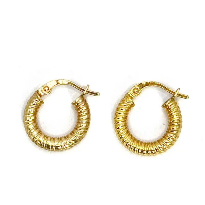 SPIRAL EARRINGS - 14K
