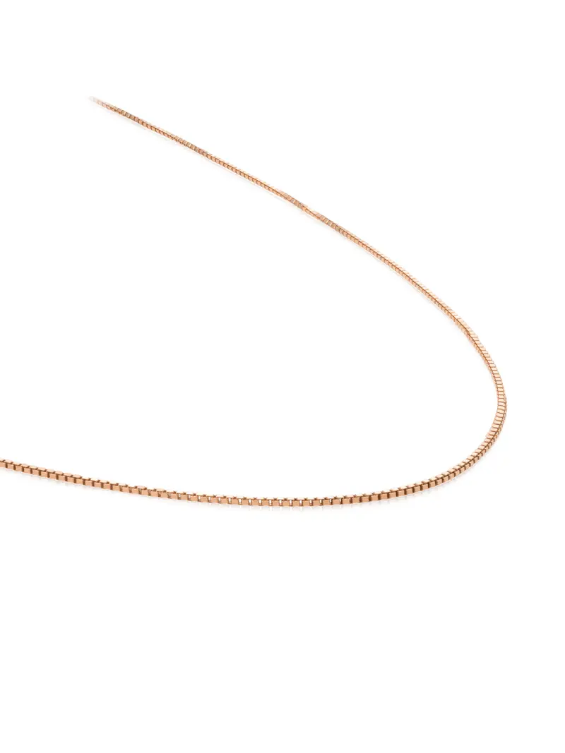 Square Box Ketting 60cm Rose Gold