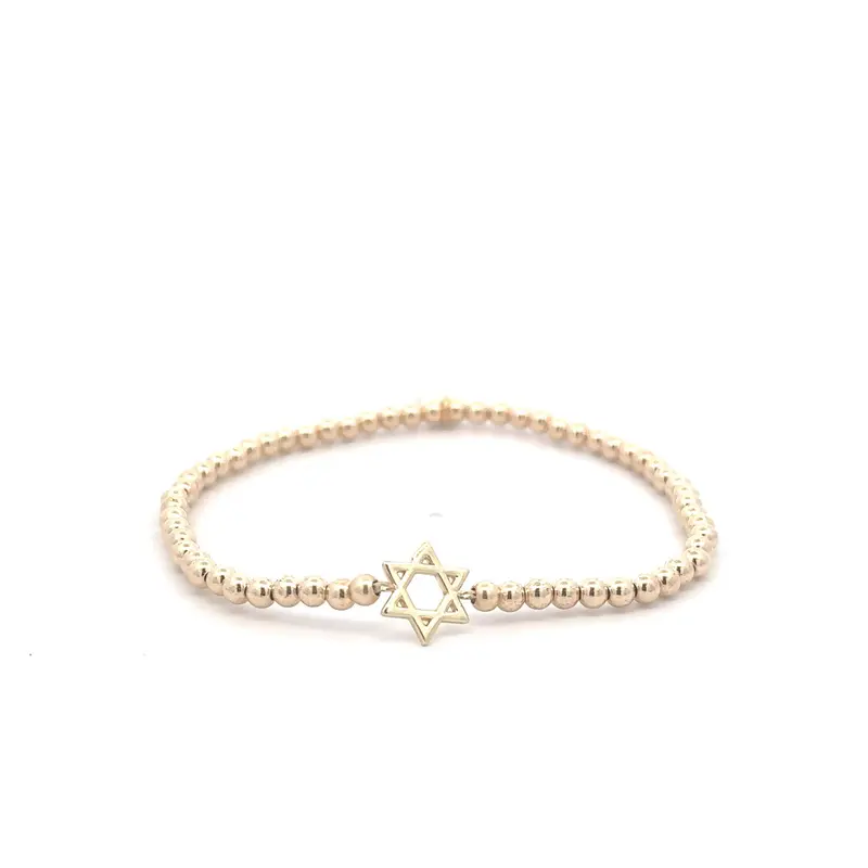Star small plain gold coloured