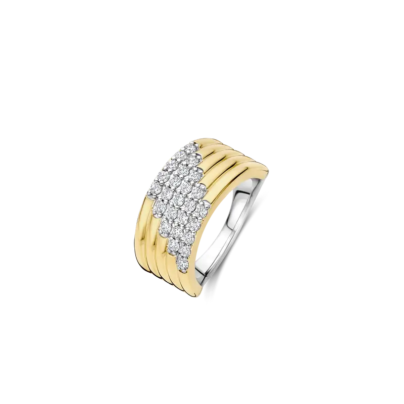 Stardust Zirkonia Layered Ring - L model