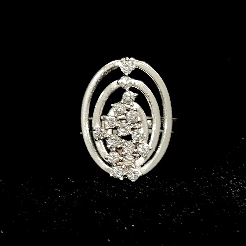 Starlight Oval Ring - Silver 925