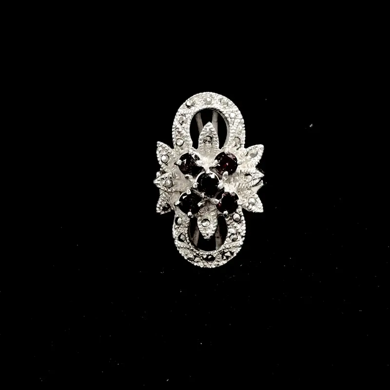 Starlight Ruby Ring - Silver 925