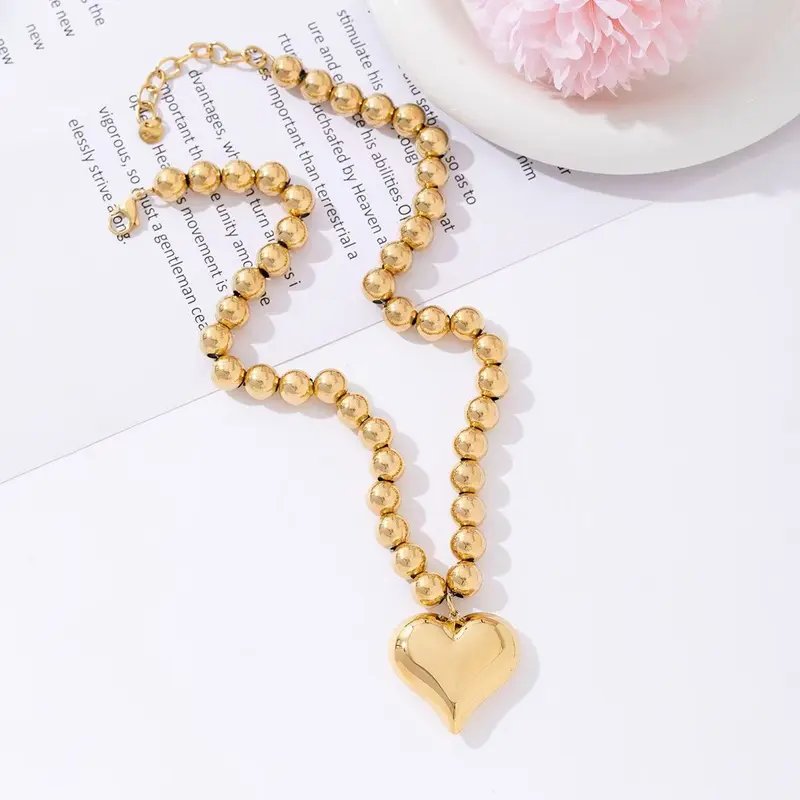 Statement Hart beads ketting