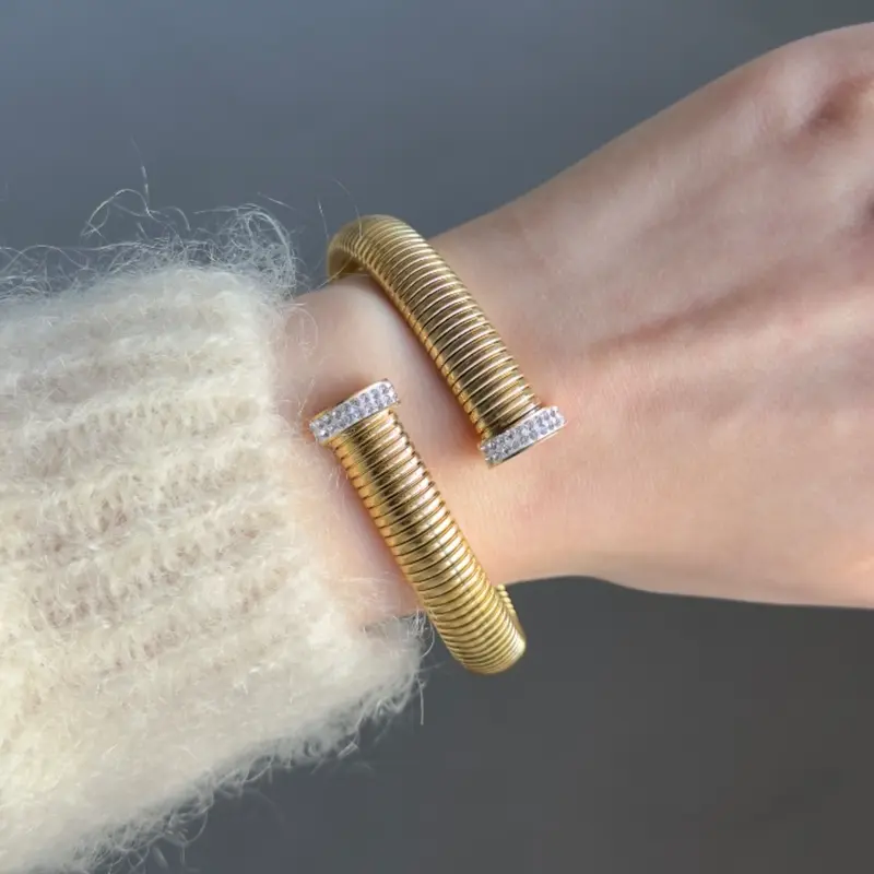 Strassy Snakey bangle