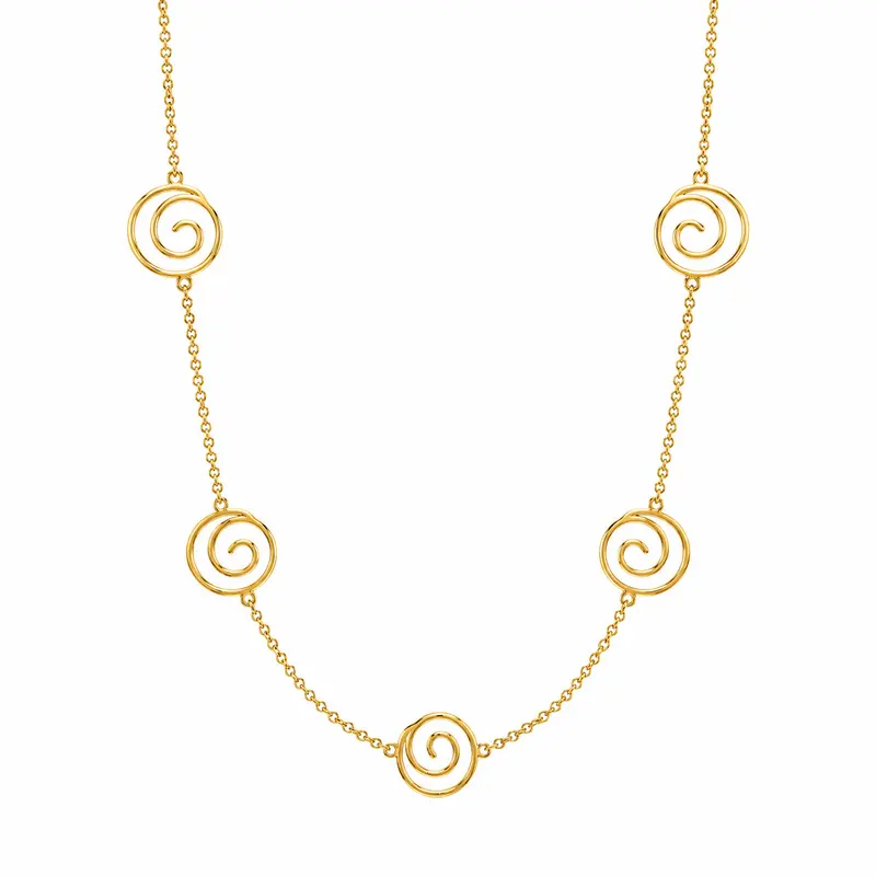 Swirl lange ketting