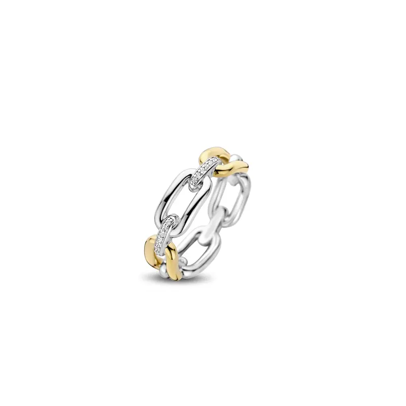 Ti Sento ring bicolor 12205YS