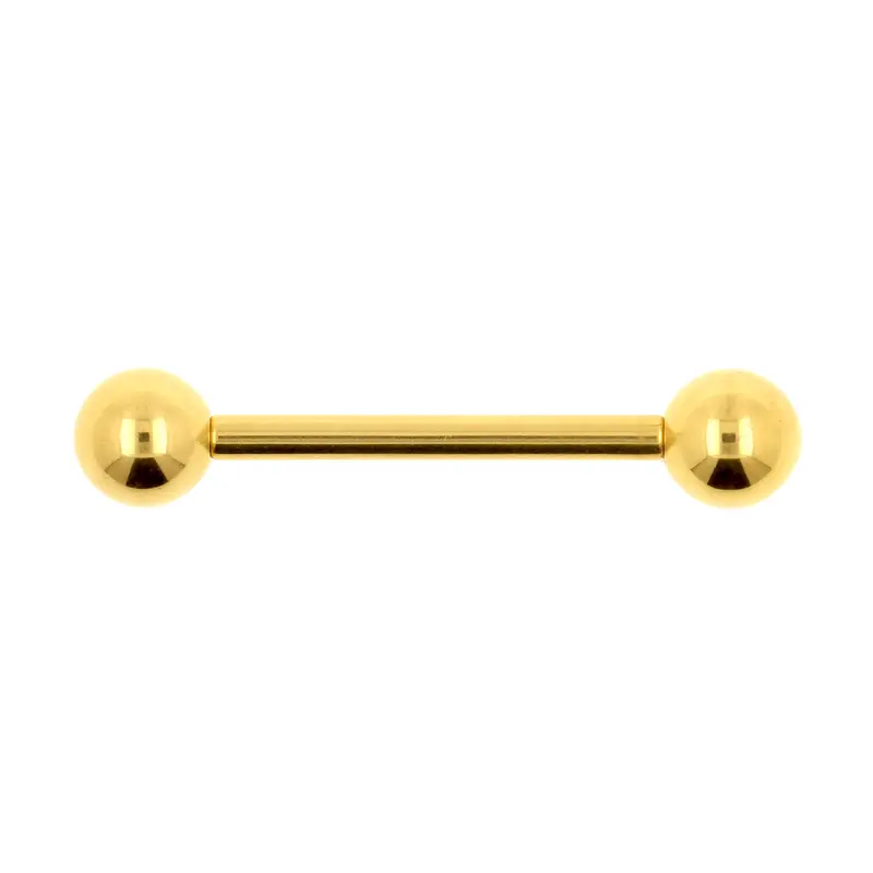 Titanium Barbell Goud