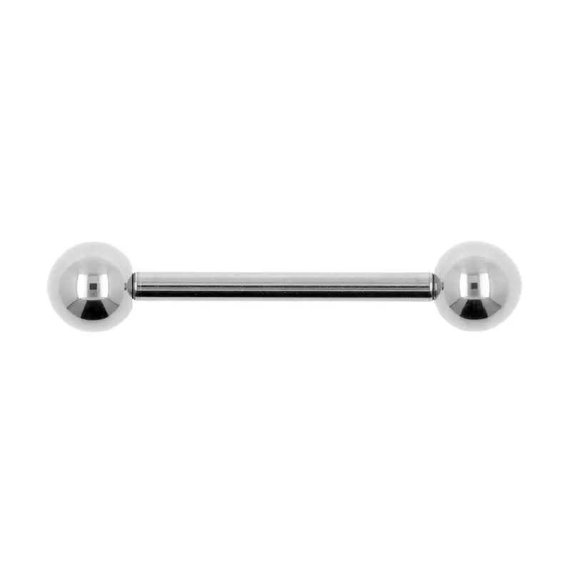 Titanium Barbell Zilver