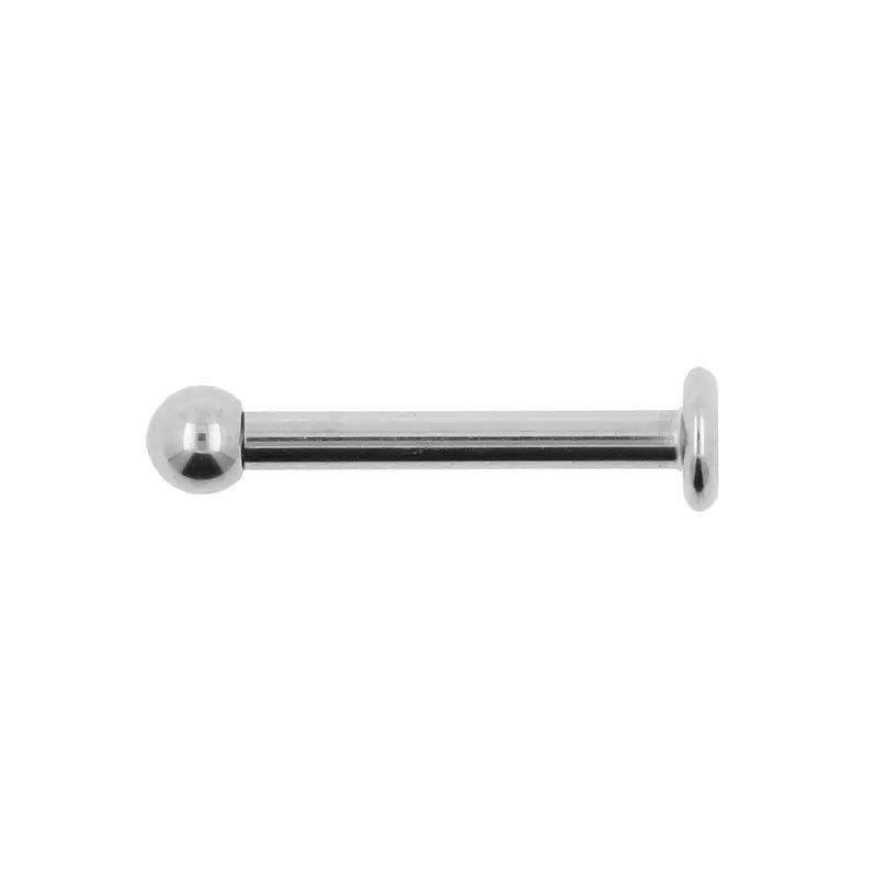 Titanium Labret Met Bal Zilver