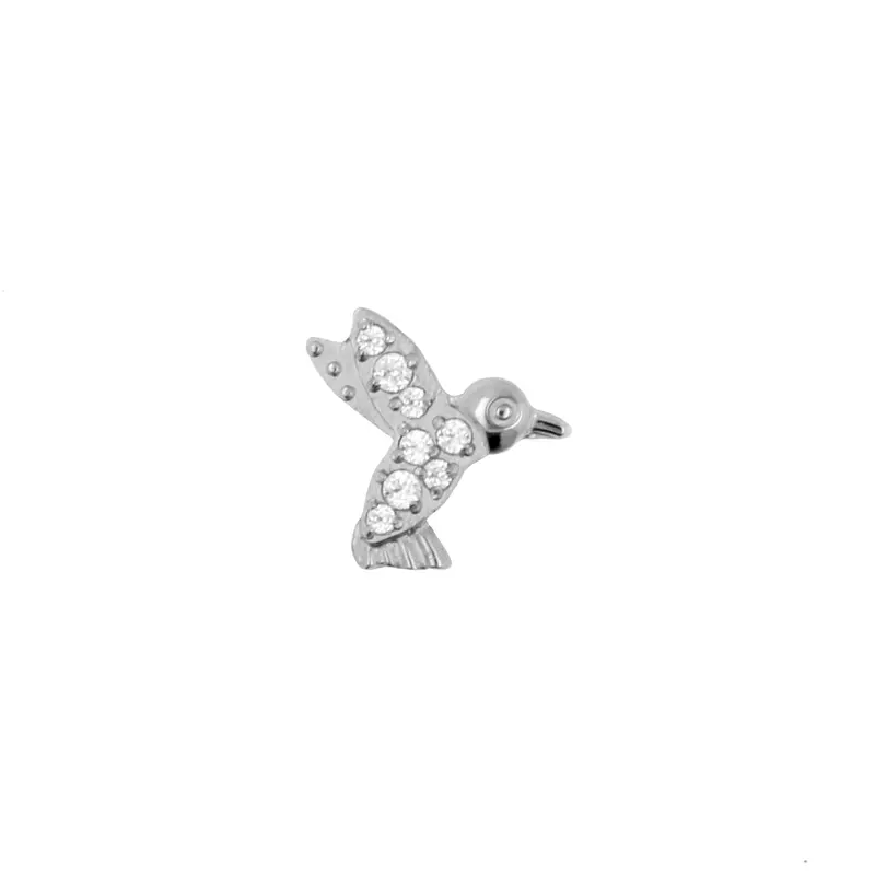 Titanium Zirkonia Hummingbird Zilver