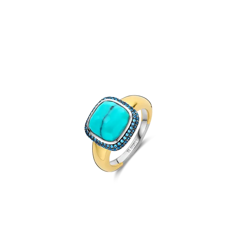 Turqoise Cushion Ring
