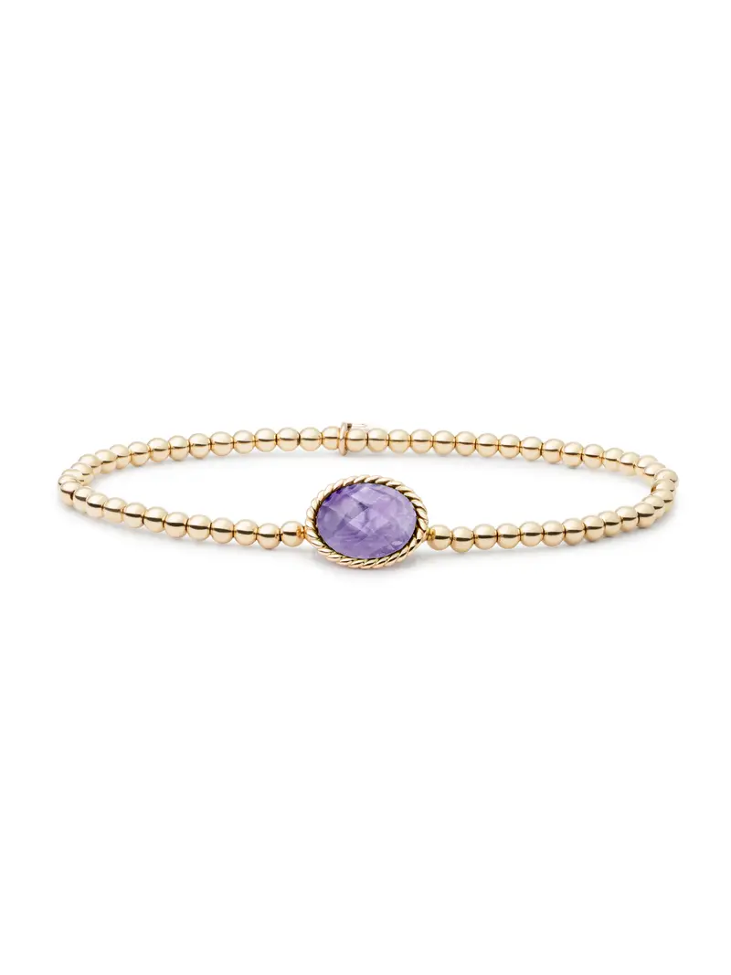 Twist Armband Amethyst