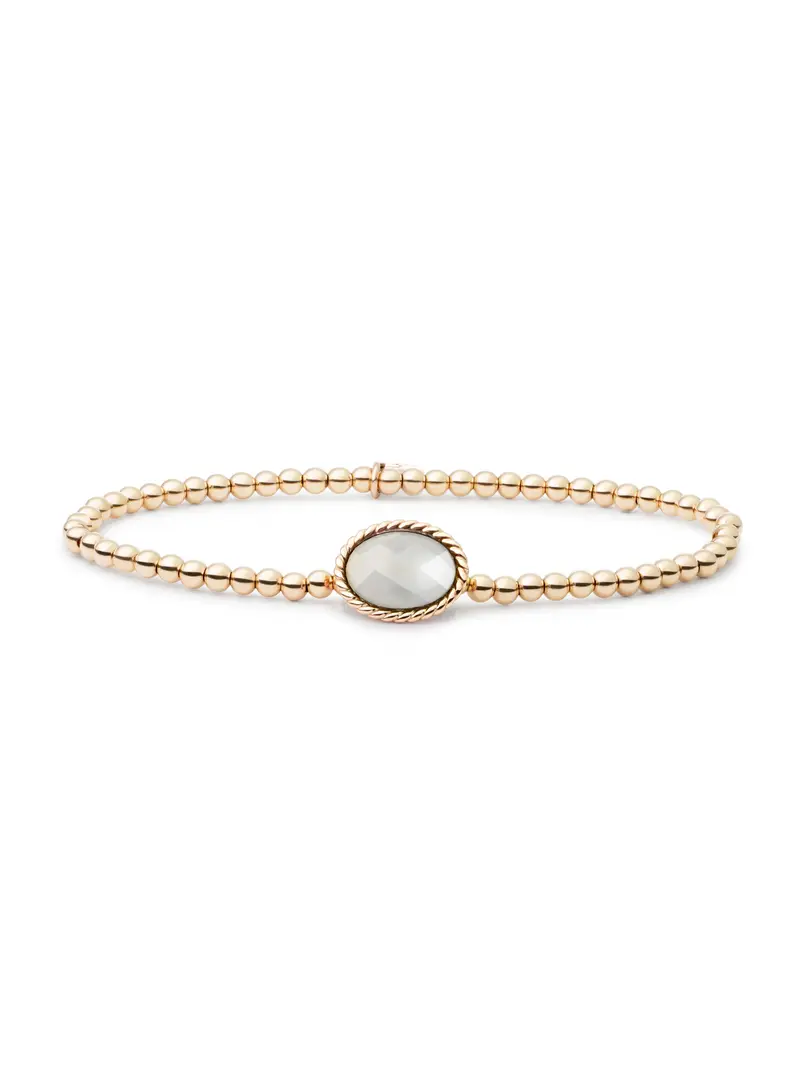Twist Armband Pearl