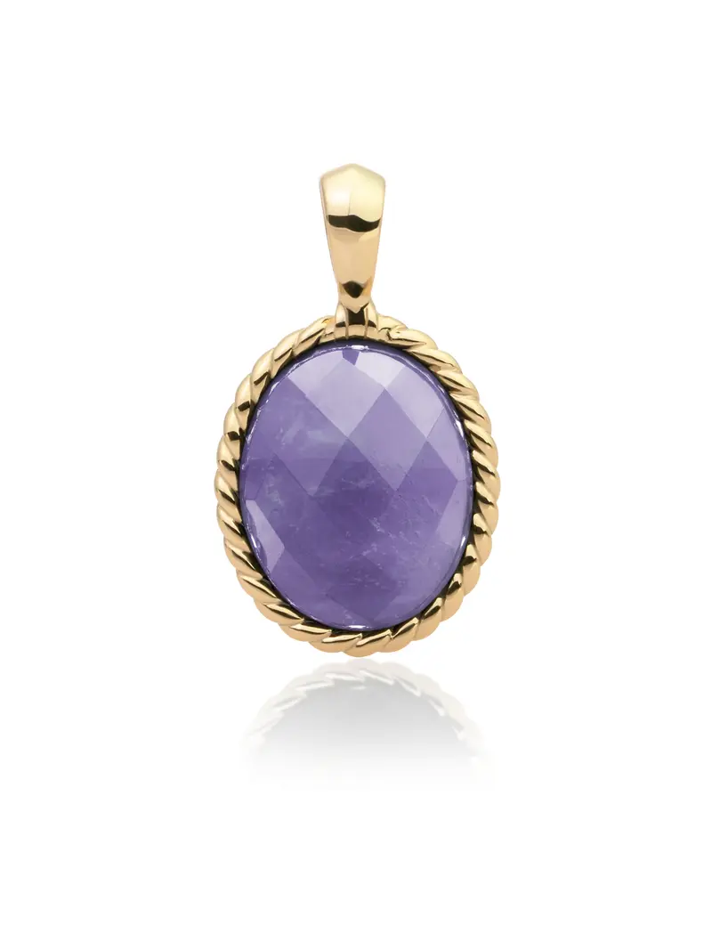 Twist Pendant Amethyst