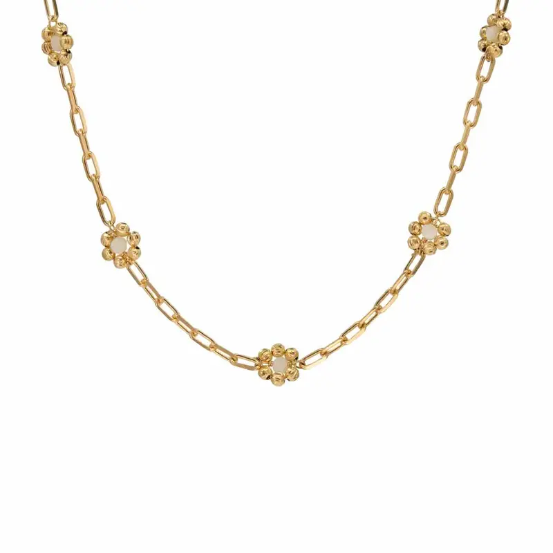 une a une ketting bloom opal