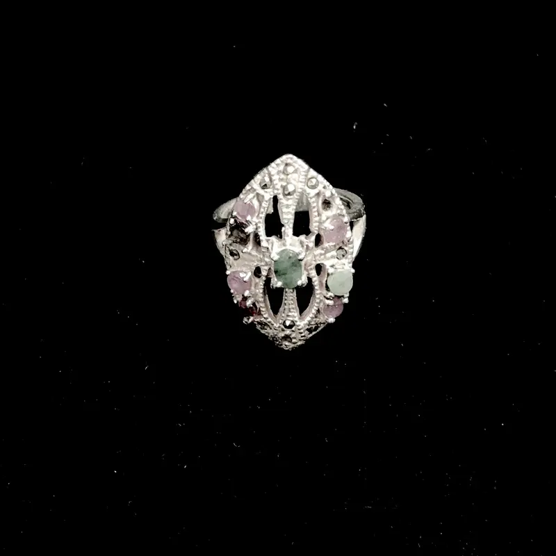 Verdant Bloom Ring - Silver 925