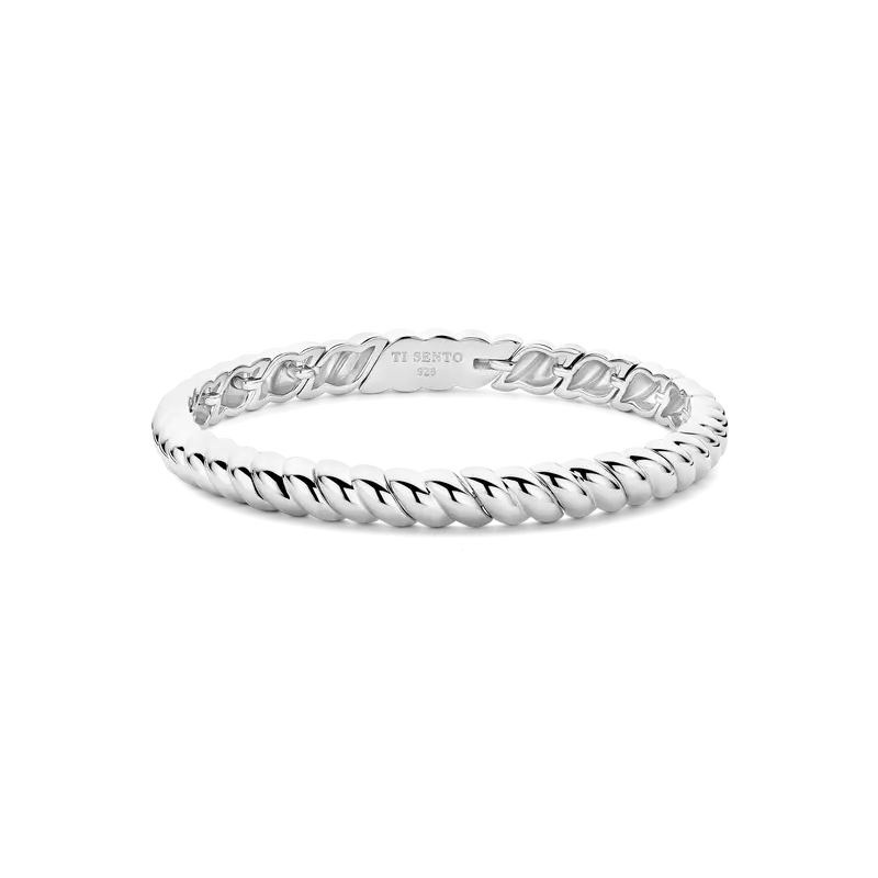 Vintage Geribbelde Bangle