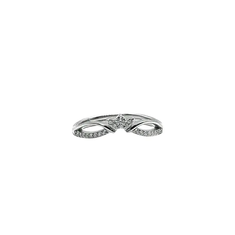 VVS Moissanite Majestical Crown Ring – Silver 925
