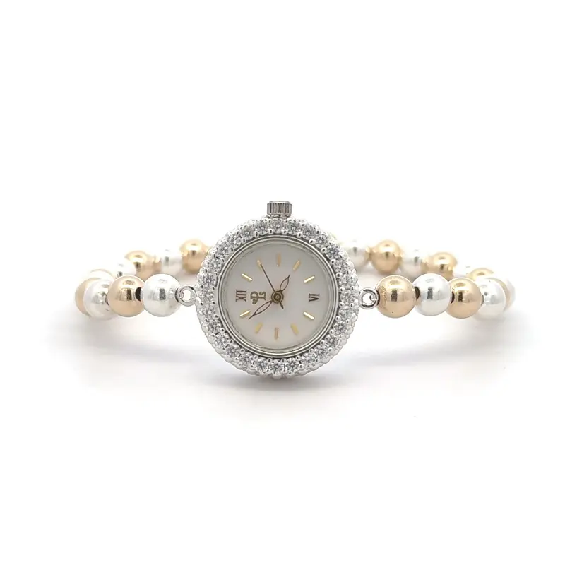Watch silver 6mm two tone