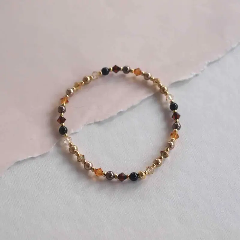 widaro armband mix black brown