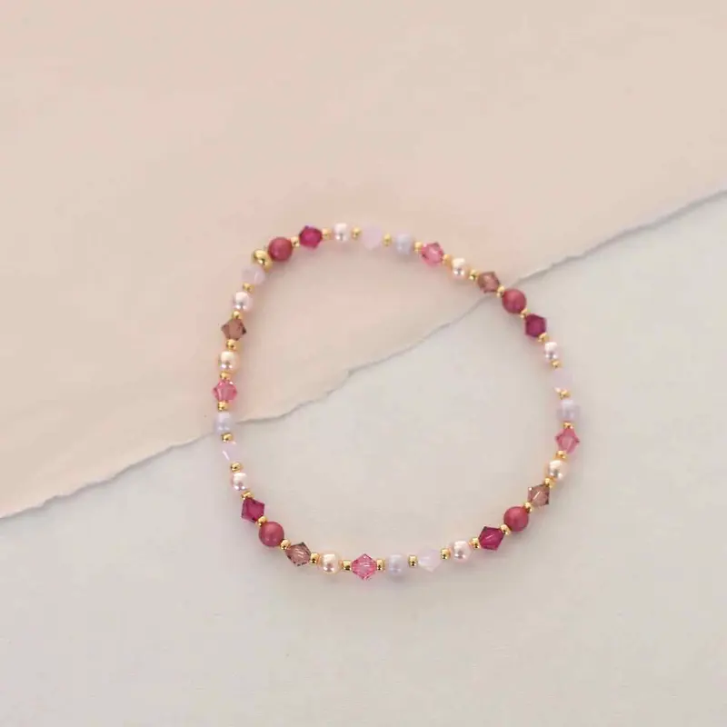 widaro armband mix pink colours