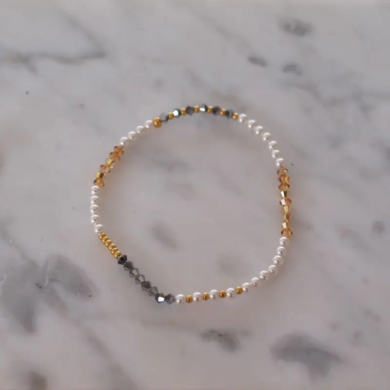 widaro armband white sparkle mini
