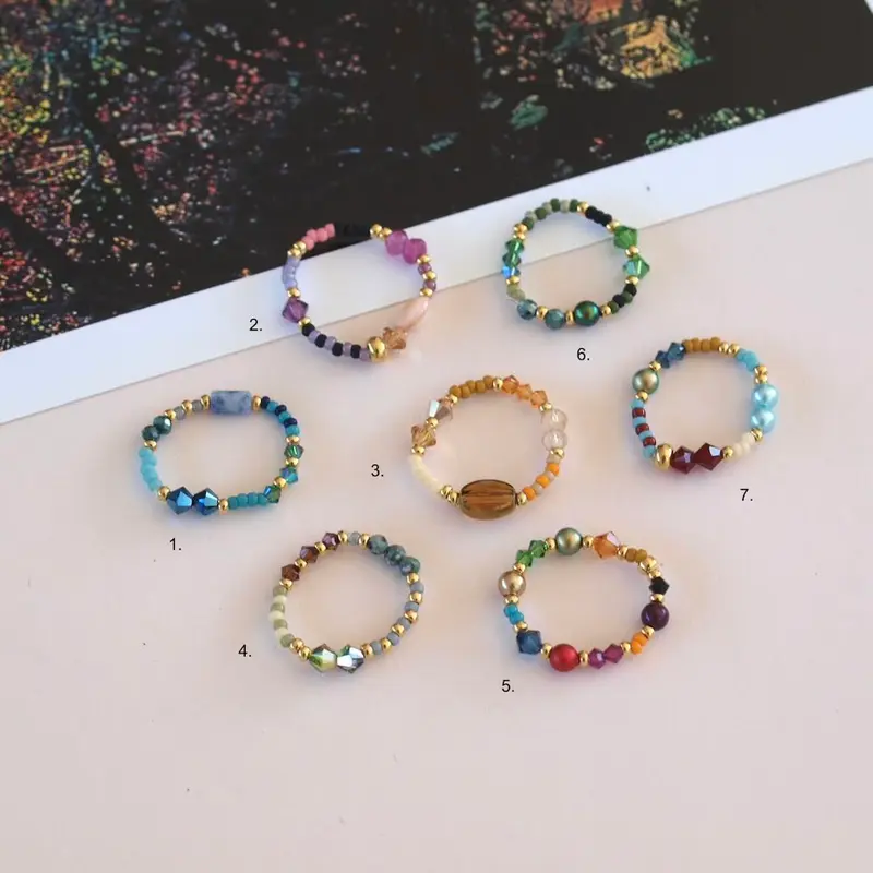 widaro ring beads & colours (kies je soort)