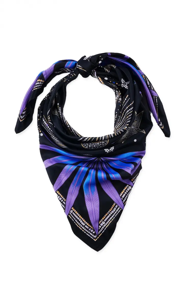 Wild Paris sjaal Comete black middle