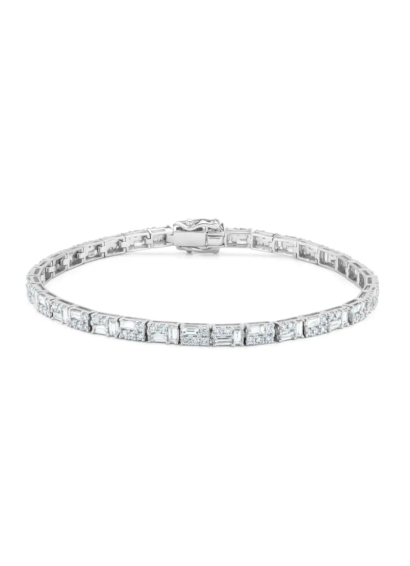 Witgouden armband, 2.90 ct diamant, Gallery