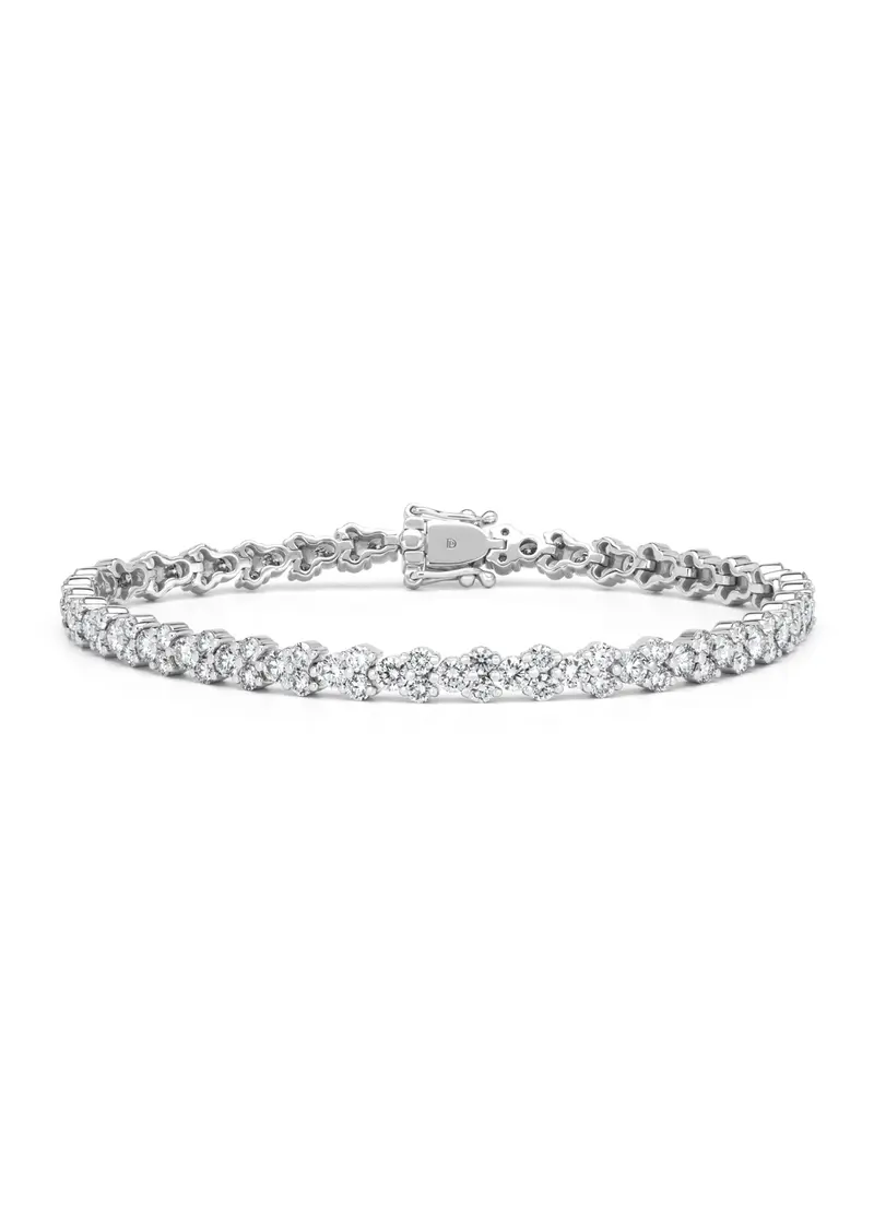 Witgouden armband, 5.38 ct diamant, Gallery