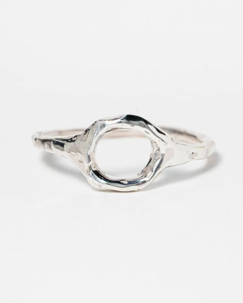 Zilveren ring Monica