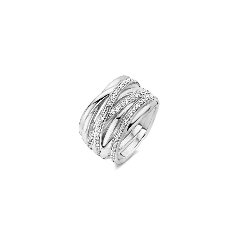 Zirkonia Crossover Ring - L model