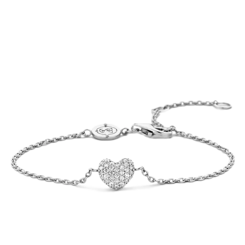 Zirkonia Hartjes Armband
